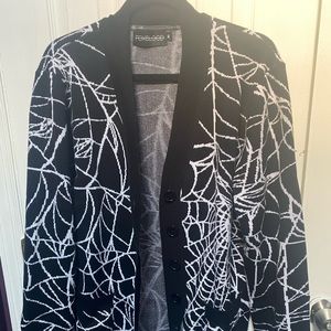 *SOLD* Foxblood Spiderweb Cardigan M/L